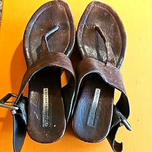 Vera Wang Lavender Japanese inspired style platform sandals